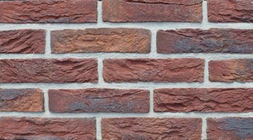 art. 1127 antiek paars blauw handvorm waalformaat, Nieuw, Bakstenen