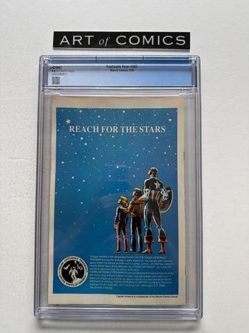 The Fantastic Four #282 - CGC 9.6 - Power Pack, Psycho-Man, Nieuw