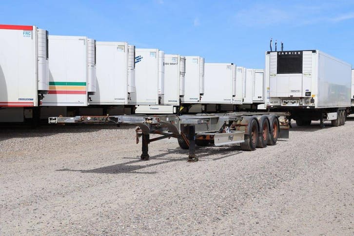 Veiling: Containerchassis Fliegl 2008, Auto's, Vrachtwagens, BTW verrekenbaar, Overige brandstoffen, Overige kleuren, Aanhangers en Opleggers