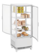 Bartscher Mini-koelvitrine | 98L | Wit | 4 Niveaus | Led | 4, Ophalen of Verzenden, Nieuw