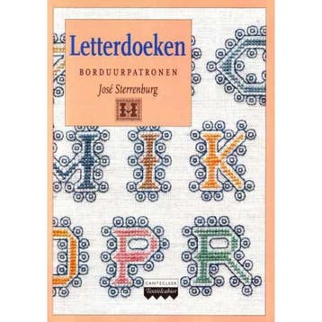 Letterdoeken / Cantecleer textielcahier - J. Sterrenburg, Verzenden, Gelezen, J. Sterrenburg