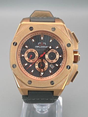 DeLorean Watch Uhr Full Calendar - Back to the Future - 50, Nieuw