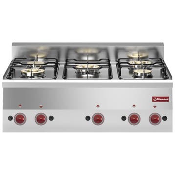 Diamond Fornuis | Pro 600 | Tafelmodel | Gas | 5 Branders |, Ophalen of Verzenden, Nieuw in verpakking