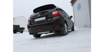 FOX Subaru Impreza GP 4x4 einddemper dwars uitgang rechts/li, Auto-onderdelen, Uitlaatsystemen, Verzenden, Nieuw