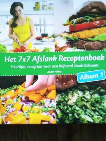 Het 7x7 Afslank Receptenboek Album 1 - Jasper Alblas, Boeken, Verzenden, Gelezen, Jasper Alblas