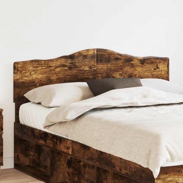 vidaXL Hoofdbord Gerookt eiken Bewerkt hout, Verzenden, Nieuw, Bruin, Hout