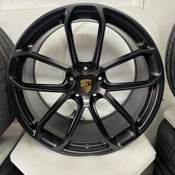 Porsche Cayenne E3 I + II 22inch Turbo GT met nieuwe banden, Ophalen, Gebruikt, Banden en Velgen, Overige maten