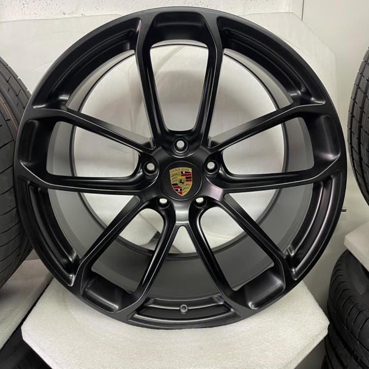 Porsche Cayenne E3 I + II 22inch Turbo GT met nieuwe banden, Auto-onderdelen, Banden en Velgen, Overige maten, 315 mm, Personenwagen