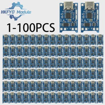 TP4056 Type-C Lithium Batterijlader Module - 1A, 5V, met Dua, Verzenden, Nieuw