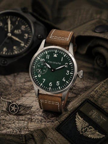 Velgraph - Military Flieger - Zonder minimumprijs - Heren -, Sieraden, Tassen en Uiterlijk, Horloges | Heren, Nieuw