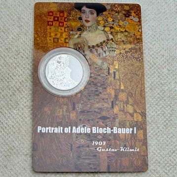 Liberia. 1 Dollar Gustav Klimt, 1/500 Oz (.999) (Zonder