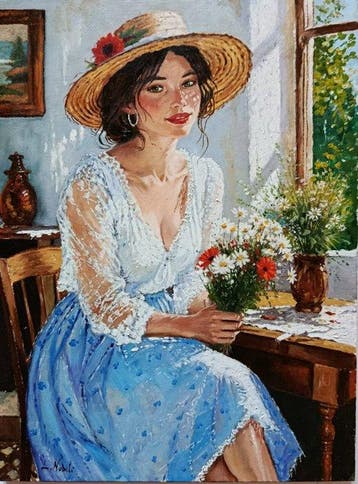 Luca Nobili (XX-XXI) - Primavera (la modella)