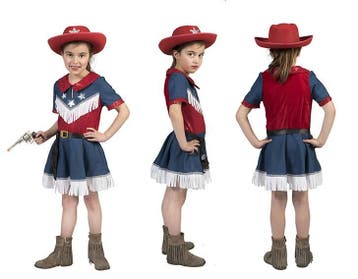 Cowgirl jurkje meisje, Ophalen of Verzenden, Nieuw