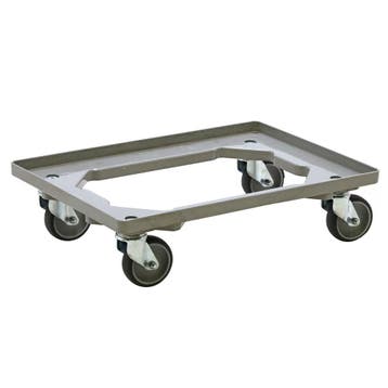 Onderwagen rolplateau 4 zwenkwielen zonder rem, Ophalen of Verzenden