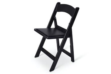 Klapstoel | Wedding chair - Zwart, Ophalen of Verzenden, Nieuw, Kunststof