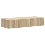 vidaXL Wandmontage Zijtafel Sonoma Eiken 87,5 x 34,5 x 17 cm, Huis en Inrichting, Kasten | Overige, Verzenden, Nieuw