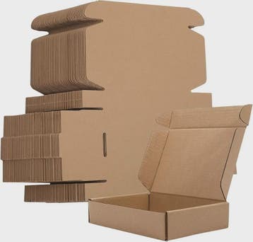 Set van 10 of 20 Bruine Kartonnen Verzenddozen & Mailers - S, Verzenden, Nieuw