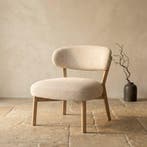 Fauteuil Mikky naturel - beige Moon, Ophalen of Verzenden, Nieuw