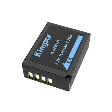 KingMa Accu voor Fujifilm NP-W126S - 1140mAh (Nieuw), Verzenden, Nieuw