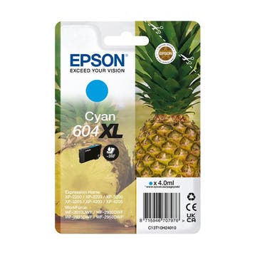Epson 604XL (T10H2) inktcartridge cyaan hoge capaciteit, Verzenden, Nieuw, Cartridge, Epson
