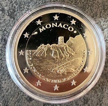 Monaco. 2 Euro 2015 Forteresse Proof