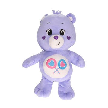 Troetelbeertjes knuffel - pluche - paars - 21 cm - cartoon, Verzenden, Nieuw