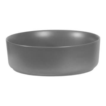 Brauer Circle Waskom - Rond - 36 cm - Keramiek - Mat - Grijs, Ophalen of Verzenden, Nieuw