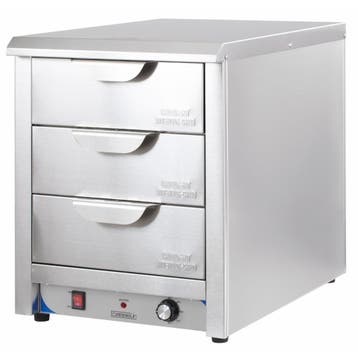 Warmhoudlade | RVS | 40°C/80°C | 3 Laden (1/1 GN) | 2.2kW |, Verzenden, Nieuw in verpakking
