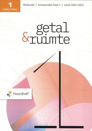 Getal en Ruimte vmbo gthavo 1 deel 2 antwoorde 9789001304737, Boeken, Zo goed als nieuw