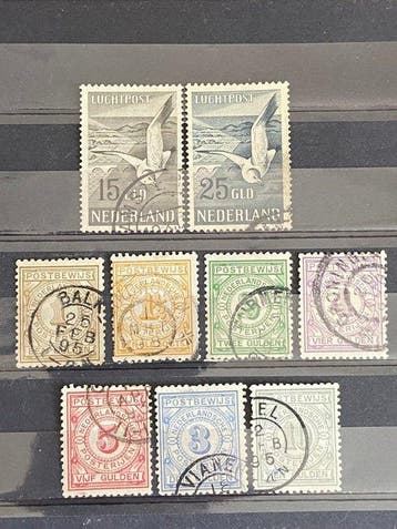 Nederland - Nederland 1884 / 1951 postbewijs en zeemeeuwen, Gestempeld