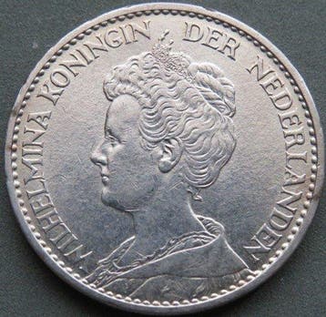 Nederland. Wilhelmina. 1 Gulden 1914 kwaliteit (Zonder
