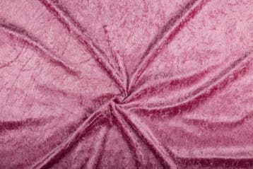 Roze velours > Donkerroze, Hobby en Vrije tijd, Stoffen en Lappen, 120 cm of meer, Ophalen of Verzenden, Roze, Polyester
