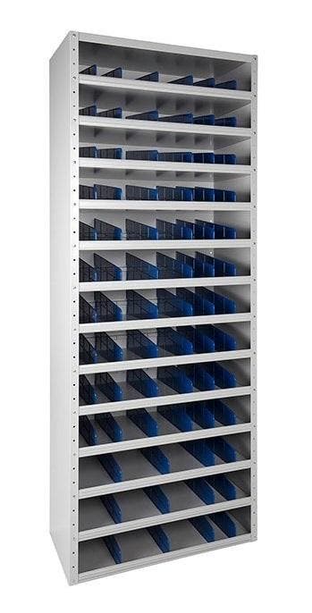 Nieuw Vakkenkast grijs 198x80x40cm incl. 72 vakverdelers, Ophalen of Verzenden, Nieuw