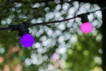 Bailey LED kogellamp Gekleurd E27 1W 30lm Paars Niet-Dimbaar, Ophalen of Verzenden, Nieuw