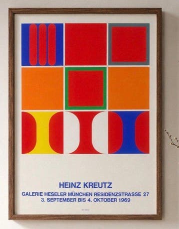 Heinz - Poster Heinz Kreutz, published for his Galerie