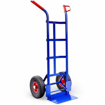 Steekwagen Blauw Staal 200kg opvouwbare schep (Gereedschap), Doe-het-zelf en Verbouw, Transportwagens, Verzenden, Nieuw