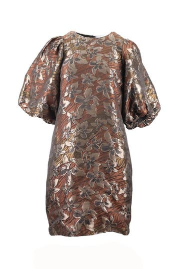 Notre-V Jurk in maat M Brons, Kleding | Dames, Notre-V, Verzenden, Zo goed als nieuw, Overige kleuren
