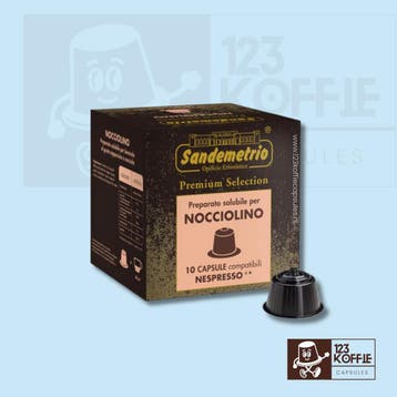 Hazelnoot koffie capsules Nespresso 10 stuks Sandemetrio, Verzenden, Nieuw