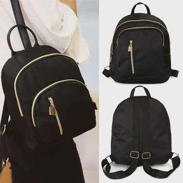 Stijlvolle Mini Rugzak Zwart - Nylon Daypack voor Dames en H, Verzenden, Nieuw