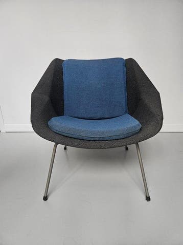 Pastoe - Cees Braakman - Fauteuil - fm04 - Staal, Wol - Fm04