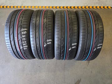 235/40/19 96Y RO1 BRIDGESTONE ZOMERBANDEN 6,5MM PROFIEL 4X, Gebruikt, 235 mm, Band(en), Personenwagen