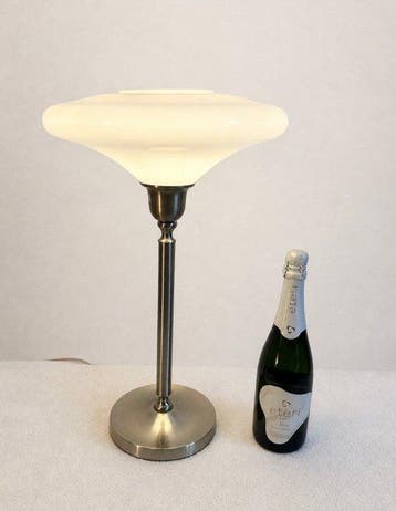 Tafellamp (2) - Ufo - Opaline glas - Art Deco