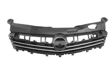 Grille Boven Opel Astra H 2007-2010 (Grilles & Roosters), Auto-onderdelen, Verzenden, Nieuw
