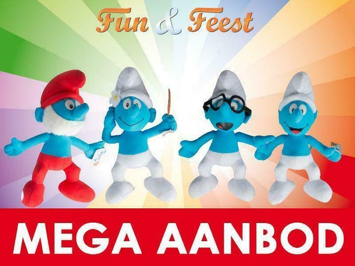 Smurfen knuffels - Mega aanbod pluche Smurfen knuffels, Kinderen en Baby's, Speelgoed | Knuffels en Pluche, Overige typen, Nieuw