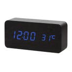 Houten Digitale LED Klok - Wekker Alarm  Snooze Temperatuur, Witgoed en Apparatuur, Wekkers, Verzenden, Nieuw