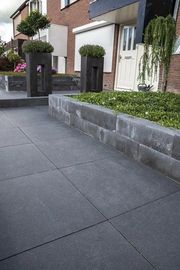 Tuintegel/Terrastegel Ceramiche Dior Black Zwart 60x60x2, 60 cm of meer, Nieuw, Ophalen of Verzenden, 10 m² of meer