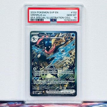 Pokémon Graded card - GRENINJA ex #132 - Pokémon - PSA 10, Nieuw