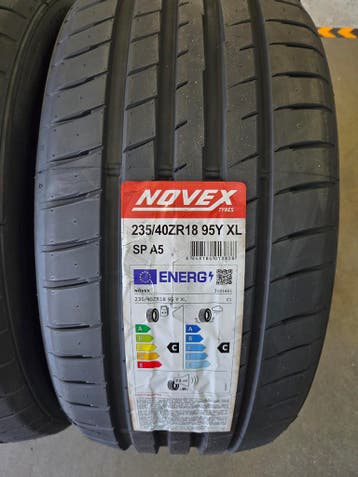 235/40/18 95Y NOVEX ZOMERBANDEN NIEUW ACTIE 450€ 4X, Ophalen, 18 inch, Nieuw, 235 mm