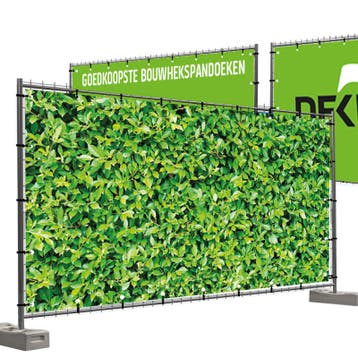 Bouwhekdoeken Ligusterhaag 335x174 cm, Nieuw