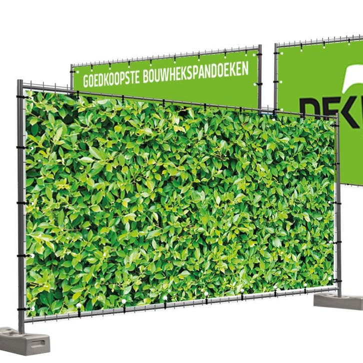 Bouwhekdoeken Ligusterhaag 335x174 cm, Diversen, Vlaggen en Wimpels, Nieuw